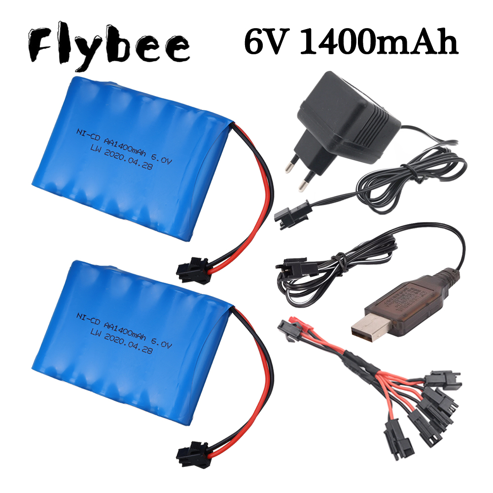 Batería NiCD de 6v y 1400mAh p - Rc Hobby Tank reseña y precio