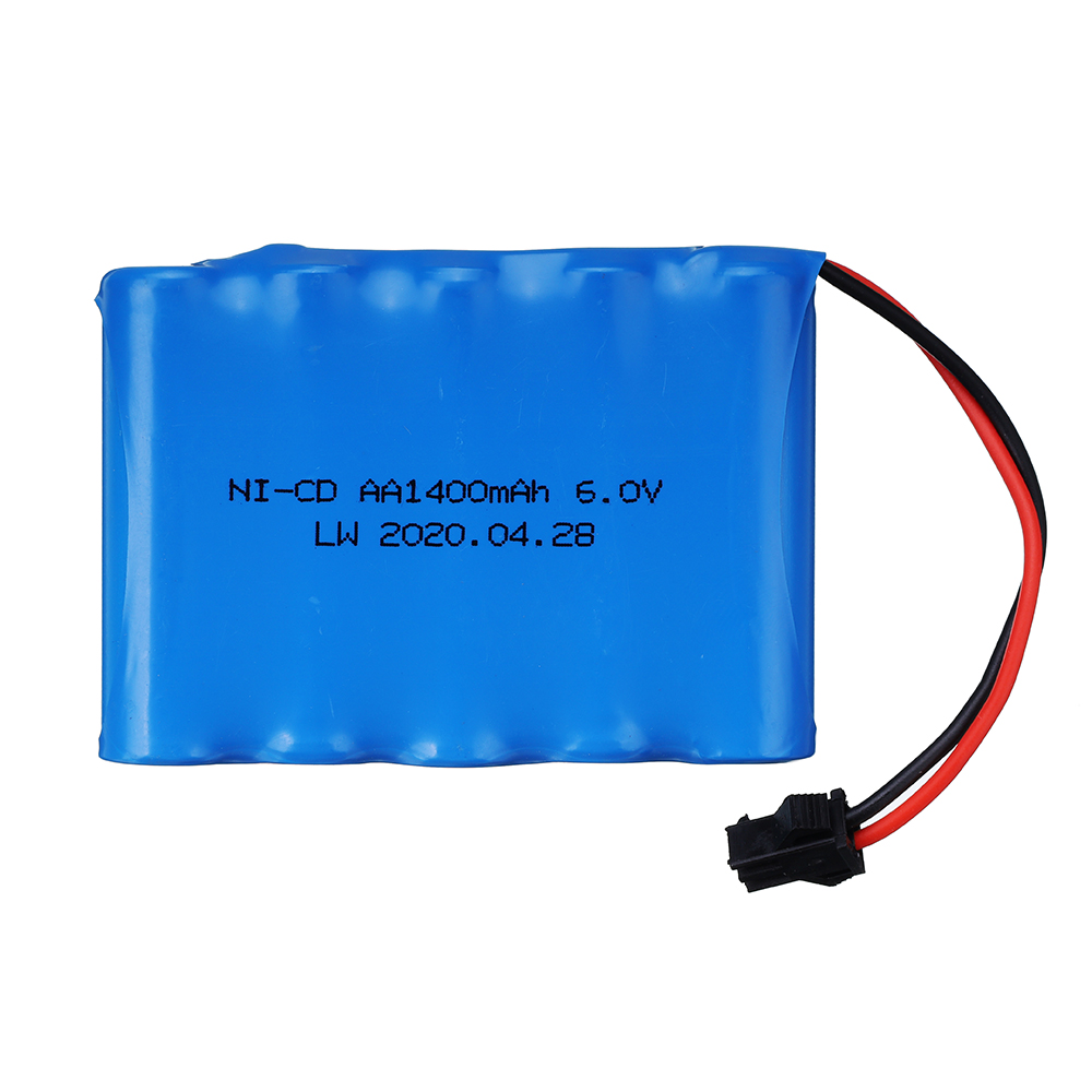 Batería NiCD de 6v y 1400mAh p - Rc Hobby Tank reseña y precio