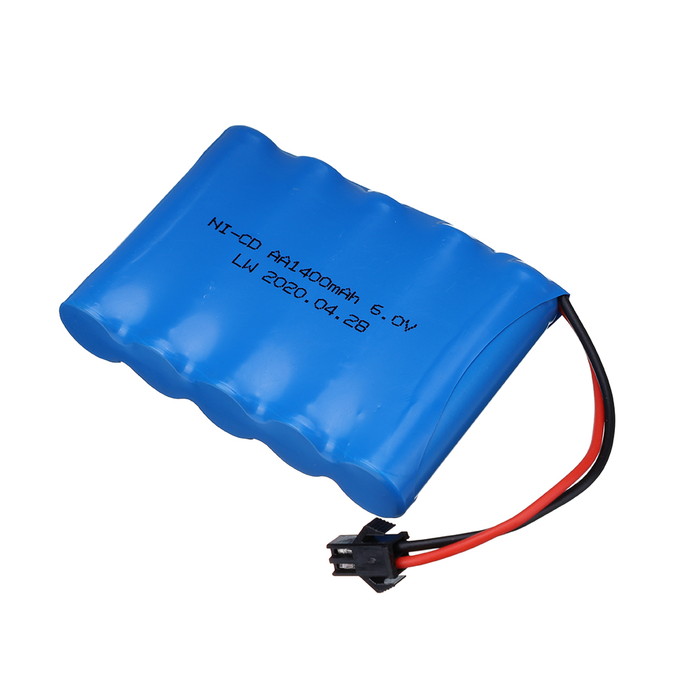 Batería NiCD de 6v y 1400mAh p - Rc Hobby Tank reseña y precio