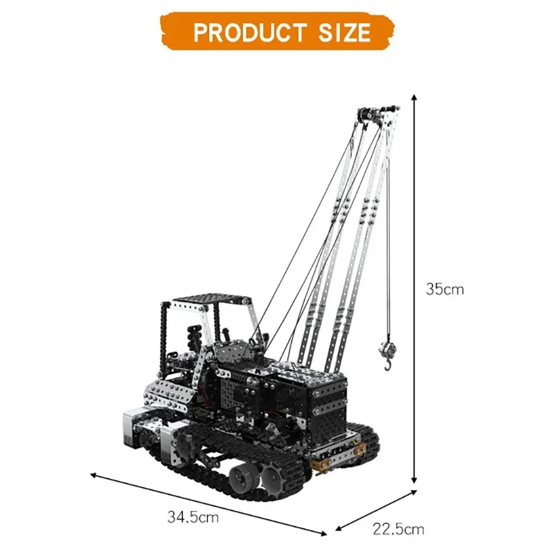 Grúa Metálica RC para Armar, C - Rc Hobby Toys reseña y precio