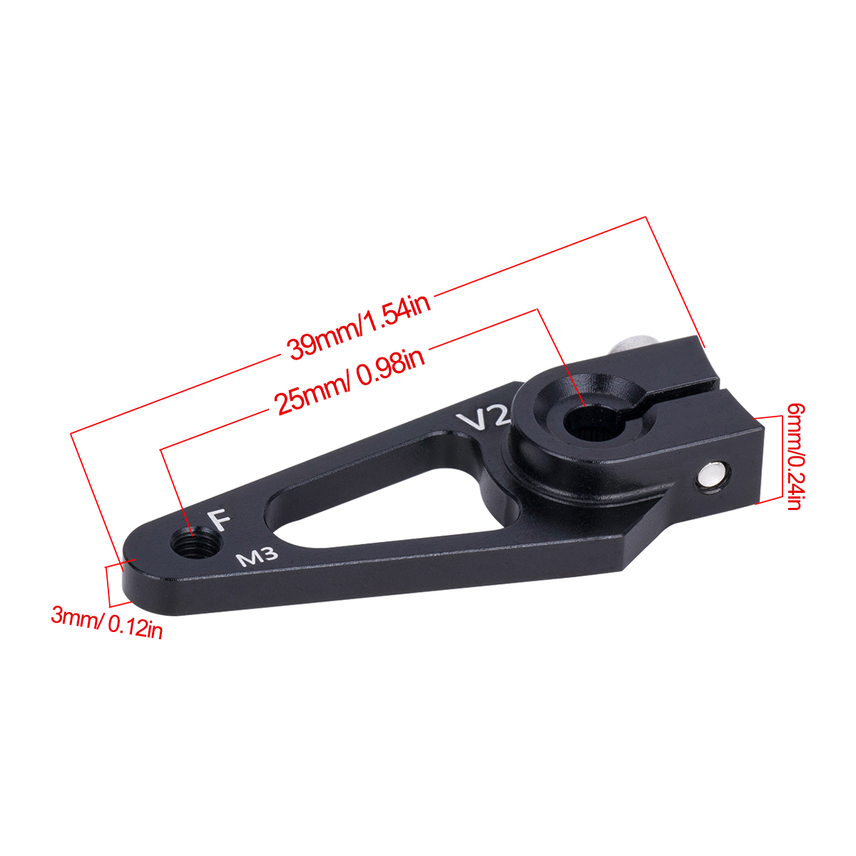 Brazo de Servo de Aluminio 707 - Rc Hobby Factory reseña y precio