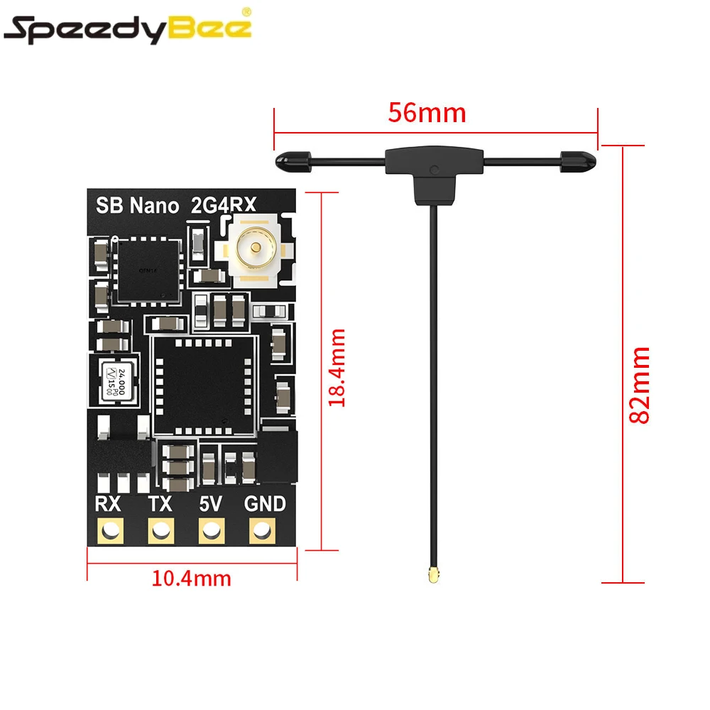 Módulo RX SpeedyBee Nano ELRS  - Rc Plane Hobby Zone reseña y precio
