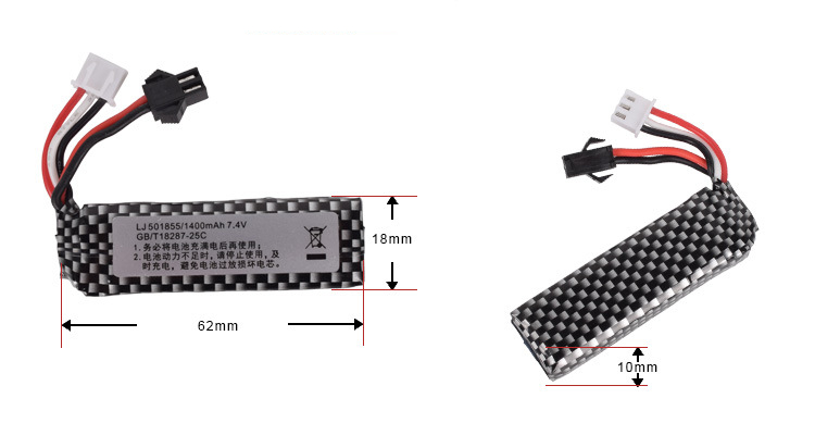 7,4v 1400mah 25C 501855   Bate - Rc Hobby & Maskinservice I Eskilstuna reseña y precio