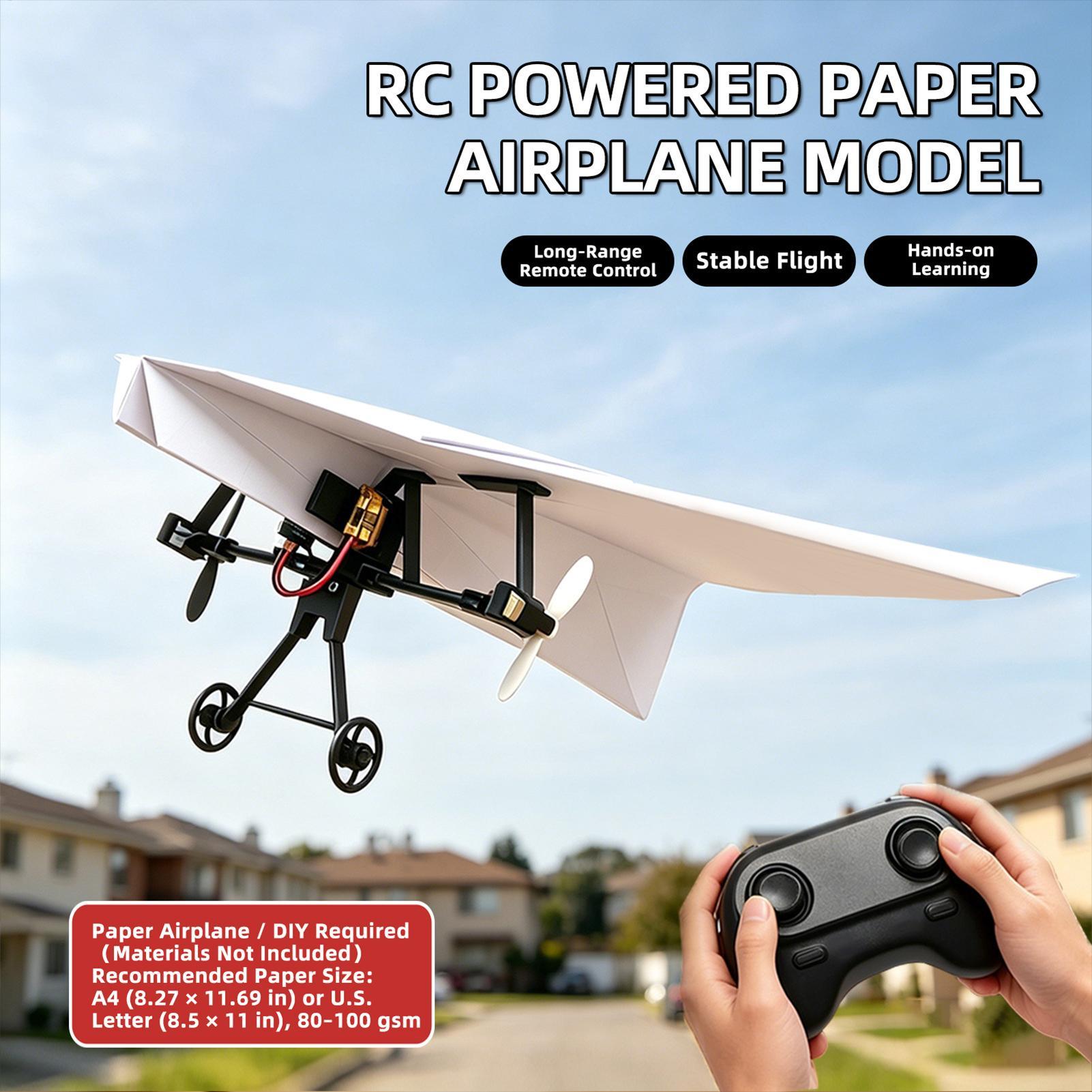 Kit de Avión de Papel RC para  - Rc Hobby Toys reseña y precio