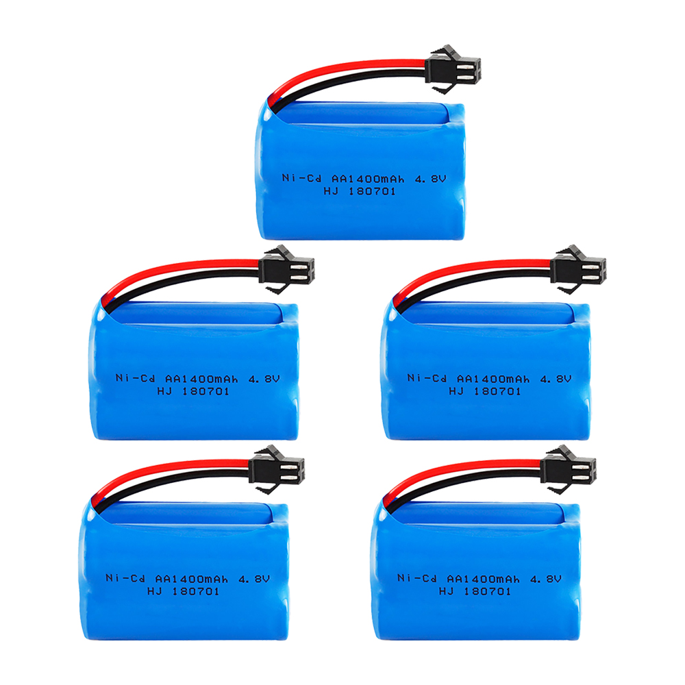 Batería Ni-Cd de 4,8 v y 1400m - Rc Hobby Tank reseña y precio