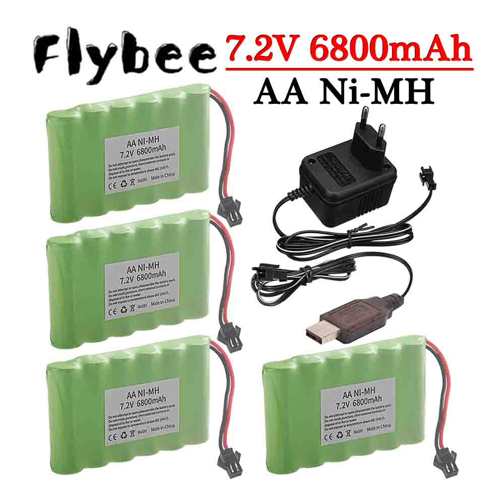 Ni-MH 7,2 V 6800mAh SM enchufe - Rc Hobby Tank reseña y precio
