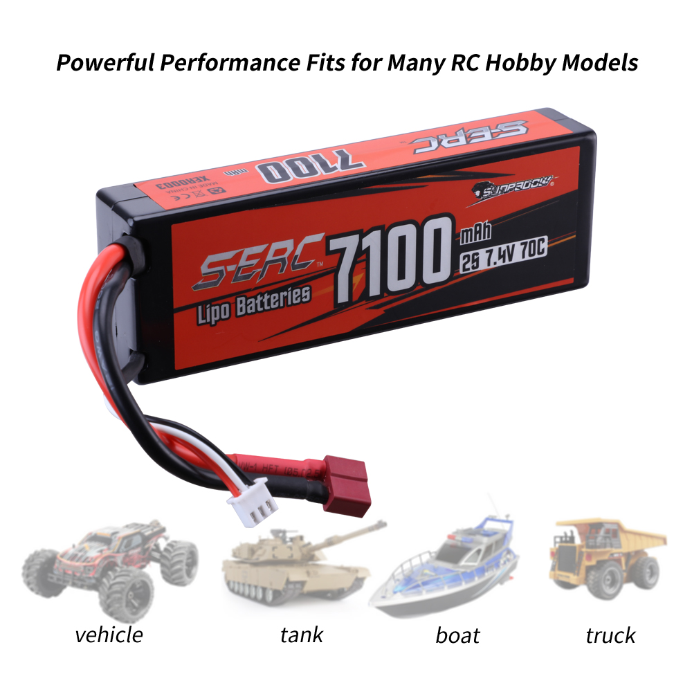 Sunpadow-batería Lipo 2S2P de  - Rc Hobby Tank reseña y precio