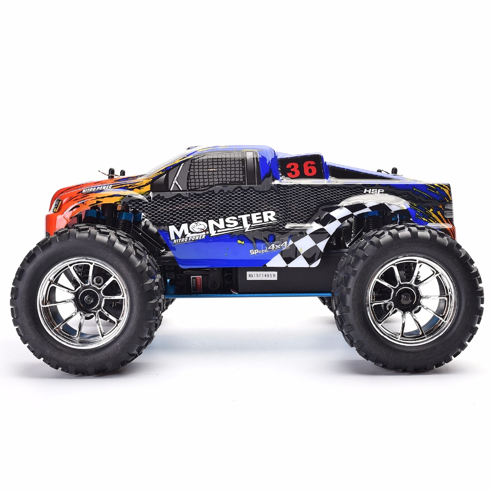 HSP RC camión escala 1:10 Nitr - Rc Hobby Nitro reseña y precio