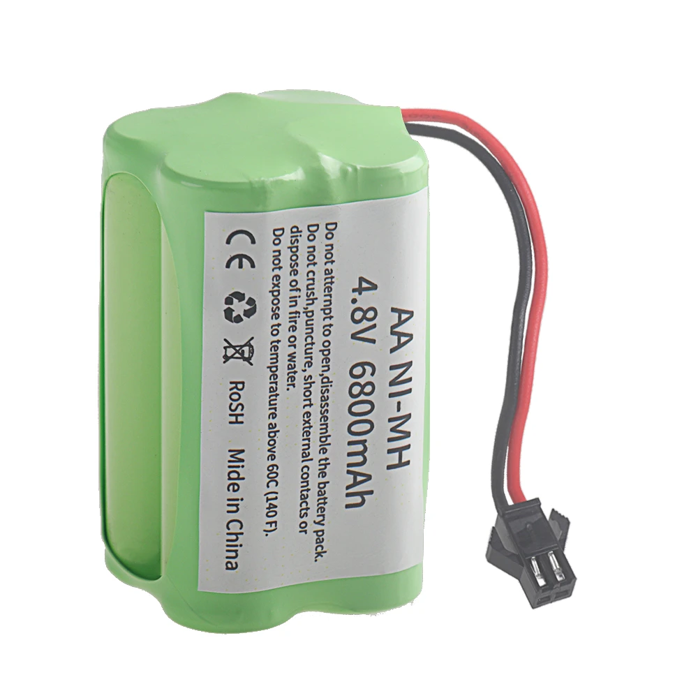 NI-MH 6800mAh 4,8 V 4 * AA bat - Rc Hobby Tank reseña y precio