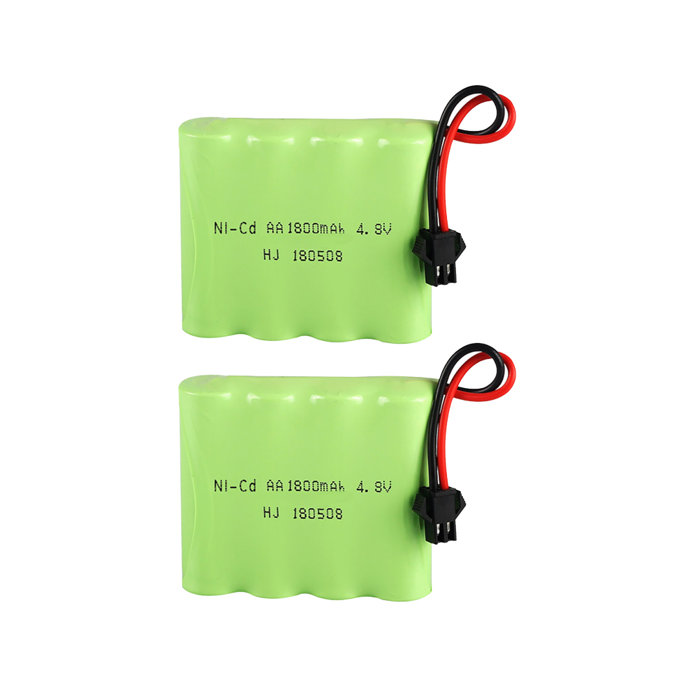 Batería AA ni-cd de 4,8 V y 18 - Rc Hobby Tank reseña y precio
